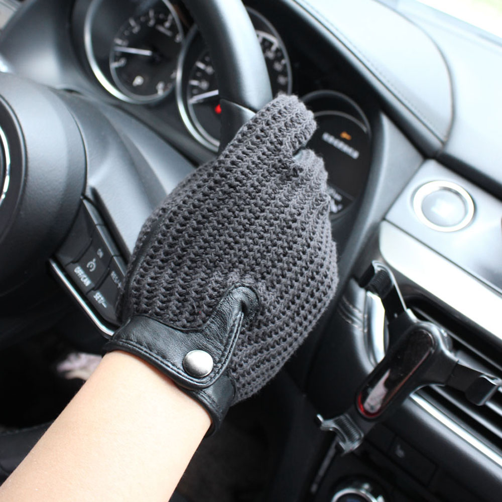 High Quality New Leather Men's - Leather Driving Glove 评论和价格