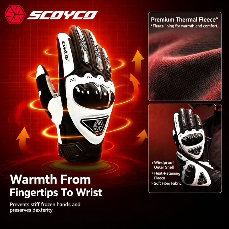 Scoyco Winter Motorcycle Glove - Work Glove Impact 评论和价格