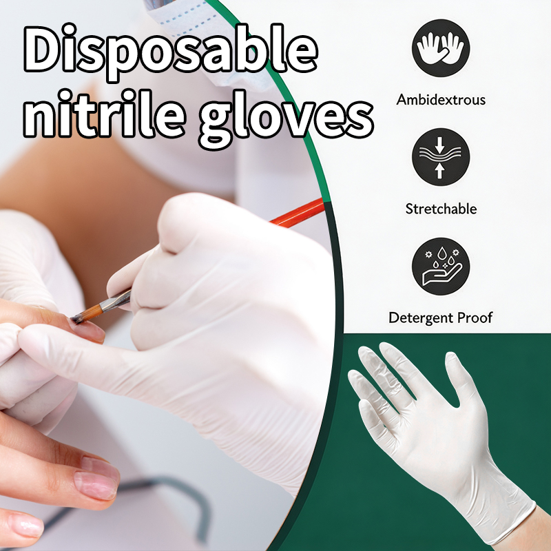10/50/100/200/400PCS Nitrile D - Nitrile Mechanic Glove 评论和价格
