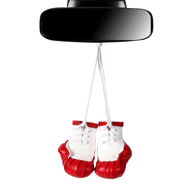 Car Boxing Gloves Pendant Mini - Leather Driving Glove 评论和价格