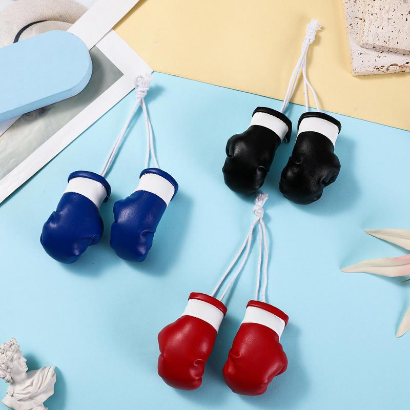 Car Boxing Gloves Pendant Mini - Leather Driving Glove 评论和价格