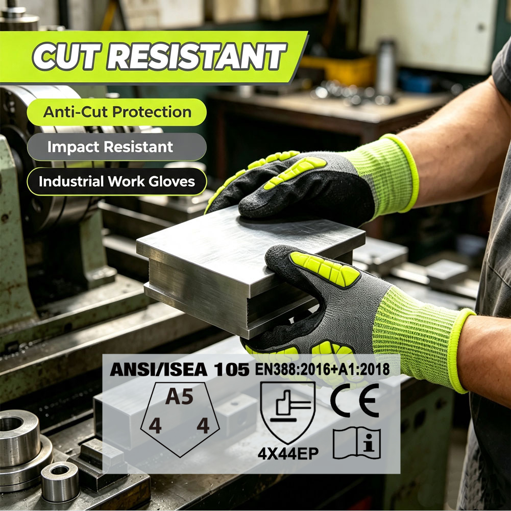 ANSI A5 Touch Screen Cut Resis - Work Glove Impact 评论和价格