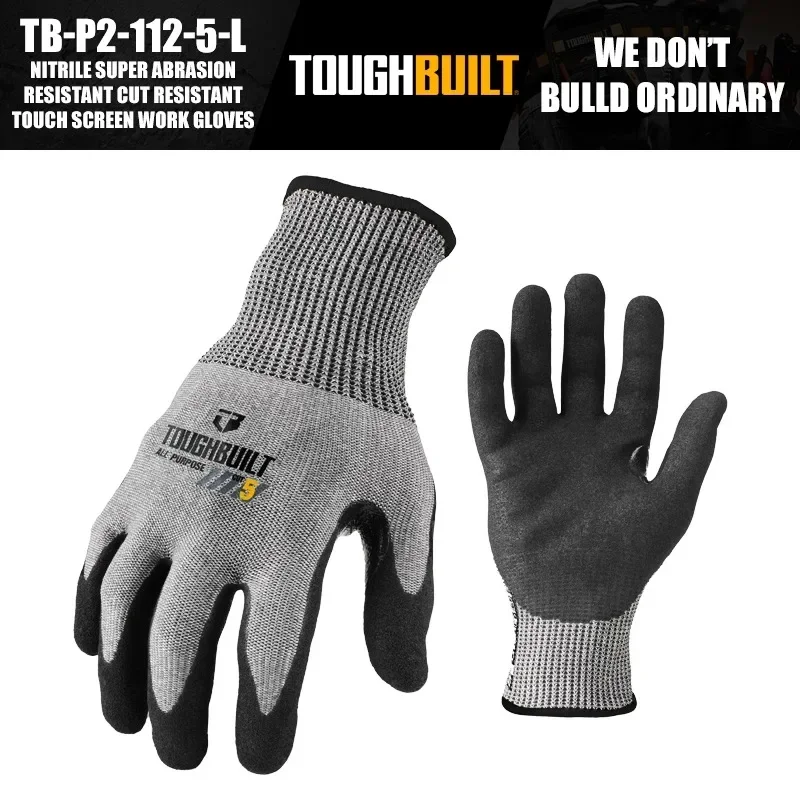 ToughBuilt TB-P2-112-5-L Nitri - Nitrile Mechanic Glove 评论和价格